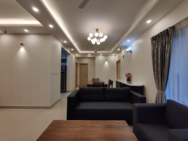 Living Room, mantri-webcity 3 Bedroom 1740 Sq.Ft. Apartment In Hennur Bangalore 9391599