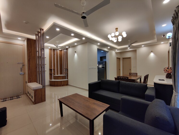 Living Room, mantri-webcity 3 Bedroom 1740 Sq.Ft. Apartment In Hennur Bangalore 9391599