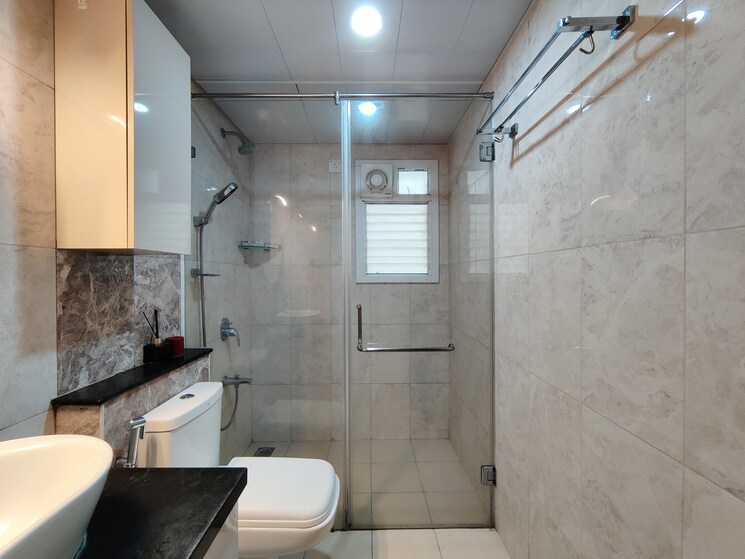 Bathroom, mantri-webcity 3 Bedroom 1740 Sq.Ft. Apartment In Hennur Bangalore 9391599