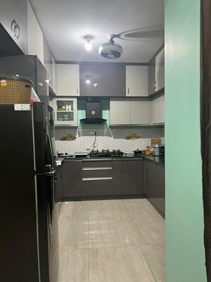 Kitchen in 3 BHK Apartment at Subhams Antique City, Old Madras Road – for Rent