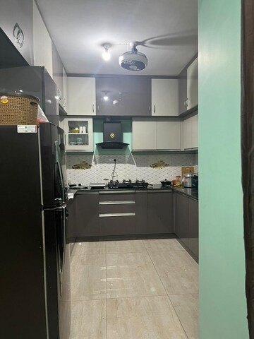 Kitchen in 3 BHK Apartment at Subhams Antique City, Old Madras Road – for Rent