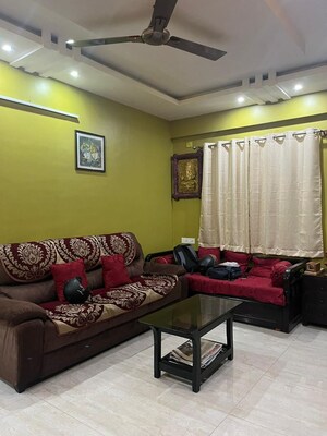 Living Room in 3 BHK Apartment at Subhams Antique City, Old Madras Road – for Rent