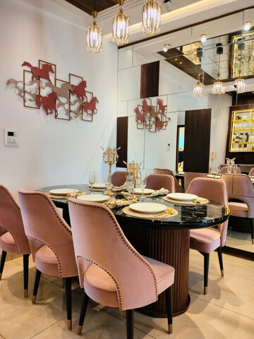 Living Room in 4 BHK Apartment at Dhakoli – for Sale