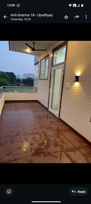 Balcony in 4 BHK Independent House at Godrej Woods, Sector 43 – for Rent