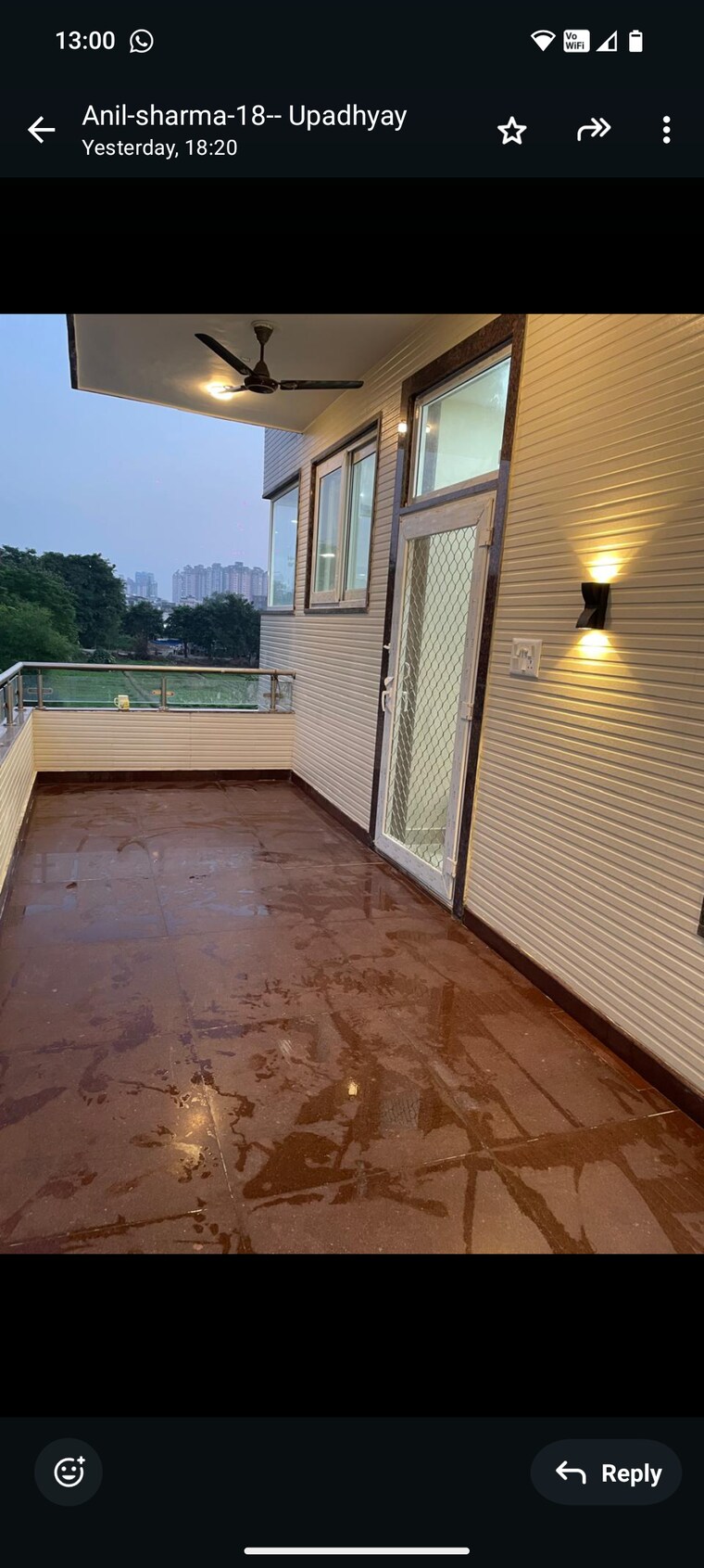 Balcony, godrej-woods 4 Bedroom 2200 Sq.Ft. Independent House In Sector 43 Noida 9392079