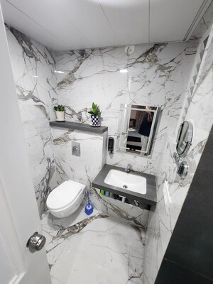 Bathroom in 1 BHK Apartment at Yashcon Neon, Viman Nagar – for Rent