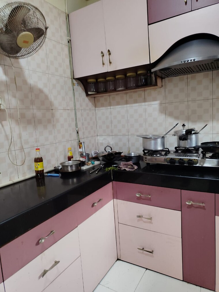 Kitchen, swarna-chs 3 Bedroom 1500 Sq.Ft. Apartment In Kharghar Sector 7 Navi Mumbai 9392175