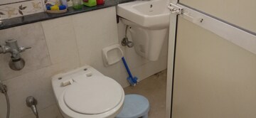 Bathroom in 1 BHK Apartment at K Raheja Heights, Malad East – for Rent
