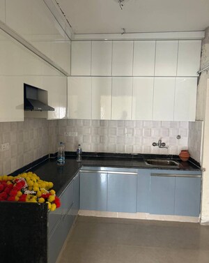 Kitchen in 3 BHK Apartment at Shri Radha Sky Gardens, Sector 16b Greater Noida – for Rent