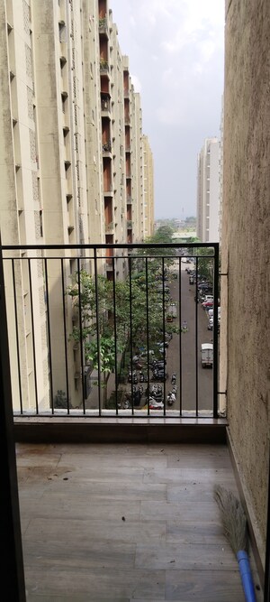 Balcony in 1.5 BHK Apartment at Lodha Palava City Lakeshore Greens, Dombivli East – for Rent