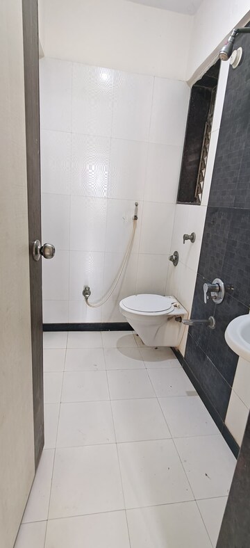 Bathroom in 1 BHK Apartment at Bali Residency, Malad West – for Rent