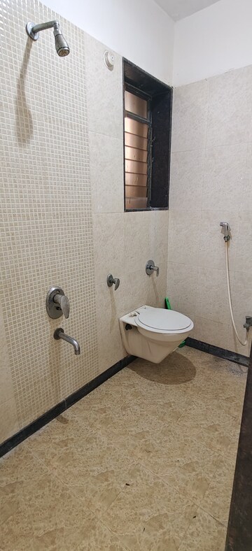 Bathroom in 1 BHK Apartment at Bali Residency, Malad West – for Rent