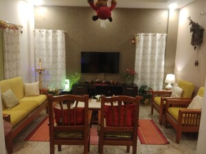 Living Room in 4 BHK Villa at Hennur – for Rent