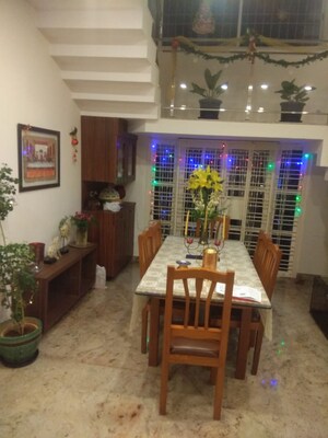 Living Room in 4 BHK Villa at Hennur – for Rent