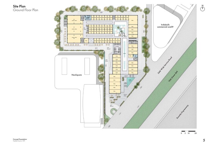Master Plan, yashika-platina-street Commercial Office Space 1860 Sq.Ft. In Sector 109 Gurgaon 9060680
