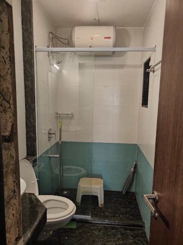 Bathroom in 3 BHK Apartment at Aristo Pearl Residency, Prabhadevi – for Rent