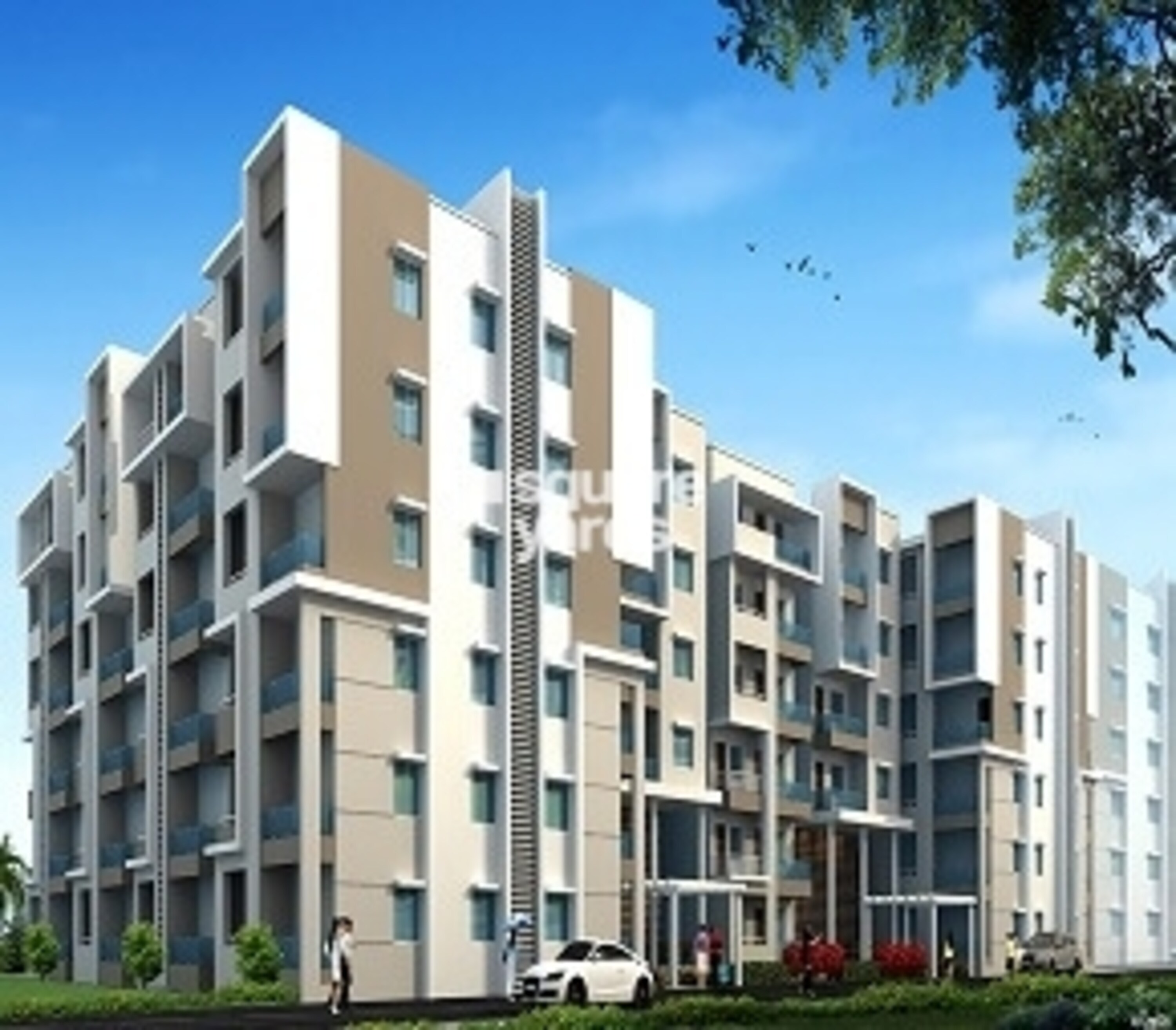 3 BHK + Pooja Room Apartment For Sale in Integral Sunrise City