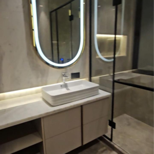 Bathroom in 4 BHK Builder Floor at New Rajinder Nagar – for Sale