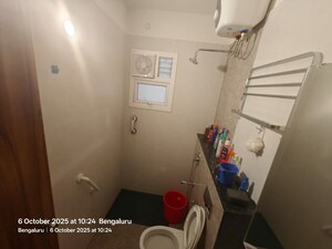 Bathroom in 2.5 BHK Apartment at Vaishnavi Serene, Yelahanka – for Rent