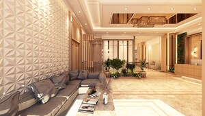 Building Lobby in 4 BHK Apartment at Reliant Floresta, Dholai – for Sale