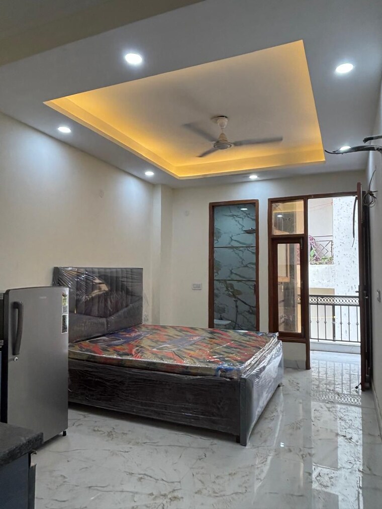 Bedroom, saket 1 RK 250 Sq.Ft. Builder Floor In Saket Delhi 9393092
