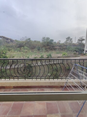 Balcony in 3 BHK Apartment at Nyati Equatorial, Bavdhan – for Rent