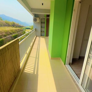 Balcony in 2 BHK Apartment at Pacific Golf Estate, Kulhan – for Rent