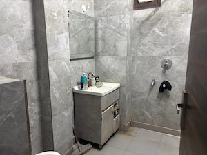 Bathroom in 3 BHK Builder Floor at Brij Vihar – for Sale
