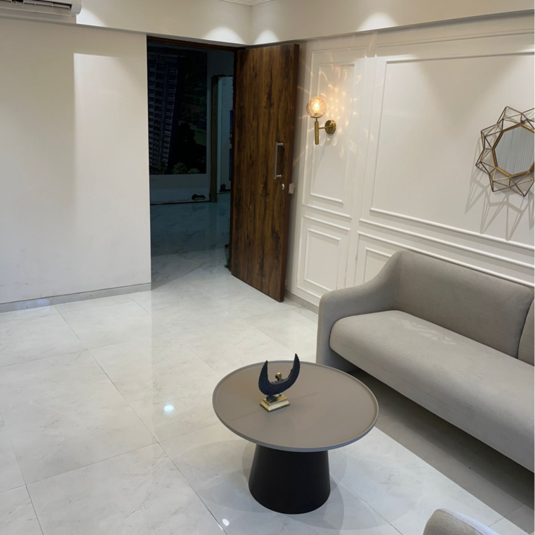 Living Room, vaibhavlaxmi-queens-glory 1 Bedroom 381 Sq.Ft. Apartment In Subhash Nagar Mumbai 9393435