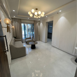 Living Room in 1 BHK Apartment at Vaibhavlaxmi Queens Glory, Subhash Nagar – for Sale