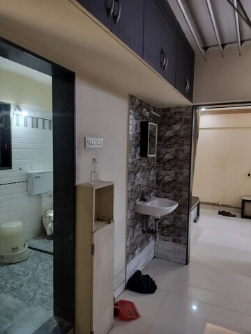 Bathroom in 2 BHK Apartment at Aditya Nakoda Society, Dattawadi – for Sale