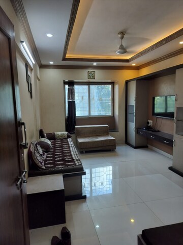 Living Room in 2 BHK Apartment at Aditya Nakoda Society, Dattawadi – for Sale