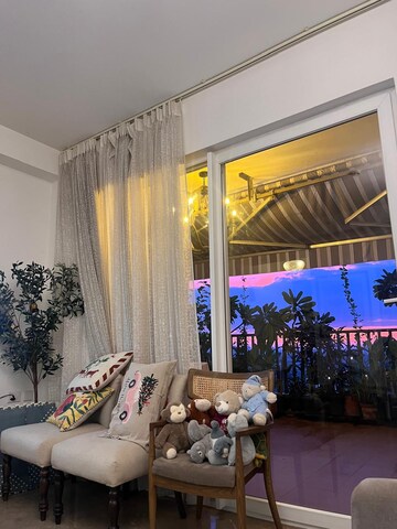 Living Room in 3 BHK Apartment at Mapsko Mount Ville, Sector 79 – for Rent