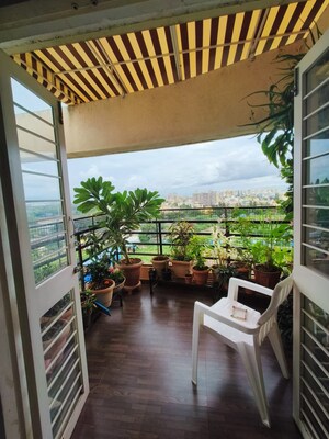 Balcony in 2 BHK Apartment at L S Mehetre Shiv Angan, Pimple Saudagar – for Rent