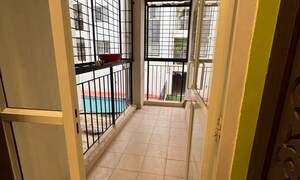 Balcony in 3 BHK Apartment at Asset Elvira, Sarjapur Road – for Rent