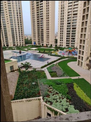 Balcony in 2 BHK Apartment at One Hiranandani Park Cloverdale, Ghodbunder Road – for Rent