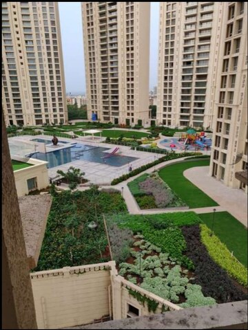 Balcony in 2 BHK Apartment at One Hiranandani Park Cloverdale, Ghodbunder Road – for Rent