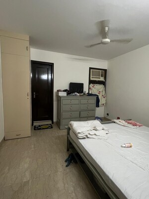 Bedroom in 3 BHK Builder Floor at Kalkaji – for Rent