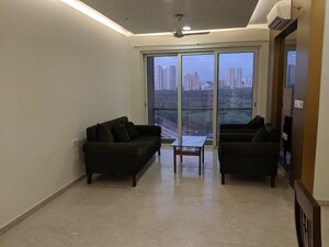 Living Room in 3 BHK Apartment at Lodha Fiorenza, Goregaon East – for Rent