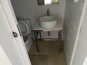 Bathroom in 3 BHK Apartment at Lodha Fiorenza, Goregaon East – for Rent