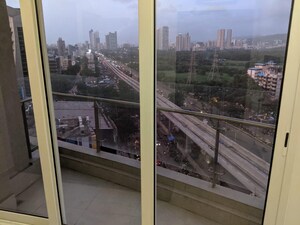 Balcony in 3 BHK Apartment at Lodha Fiorenza, Goregaon East – for Rent