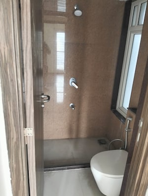 Bathroom in 2 BHK Apartment at Goel Ganga Utopia, Bavdhan – for Rent