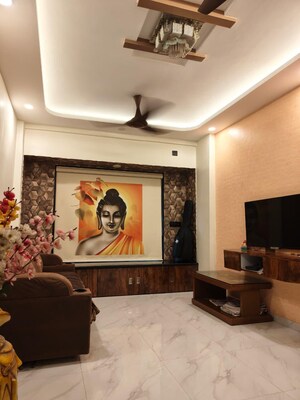 Living Room in 2 BHK Apartment at Dahisar West – for Sale