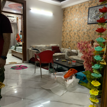 Living Room in 3 BHK Builder Floor at Vasundhara Sector 1 – for Sale