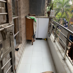 Balcony in 3 BHK Builder Floor at Vasundhara Sector 1 – for Sale