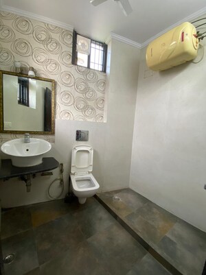 Bathroom in 3 BHK Builder Floor at East Of Kailash – for Rent