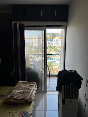 Living Room in 2 BHK Apartment at Yashwin Orizzonte, Kharadi – for Rent