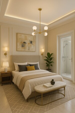 Bedroom in 6 BHK Villa at Aerocity – for Sale