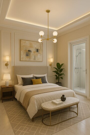 Bedroom in 6 BHK Villa at Aerocity – for Sale