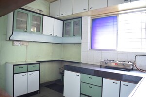 Kitchen in 2.5 BHK Apartment at Sunita Park Apartments, Bhusari Colony – for Sale